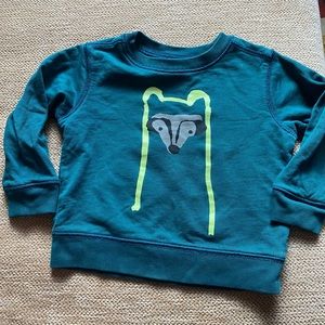 Tea Raccoon(?) long sleeve shirt